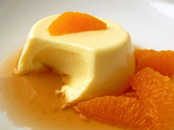 Апельсиновая панна котта (рецепт)
