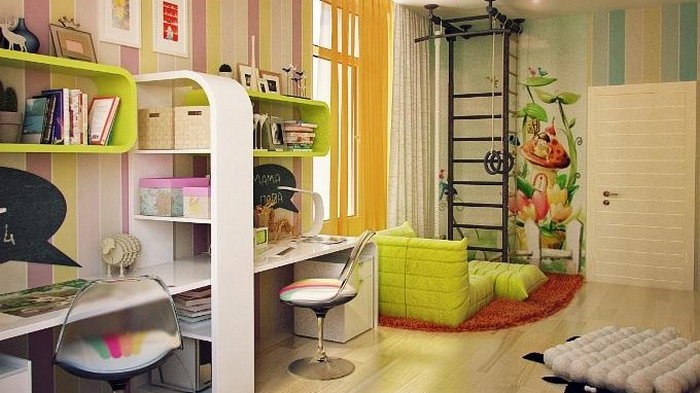 Как оформить рабочее пространство в детской комнате